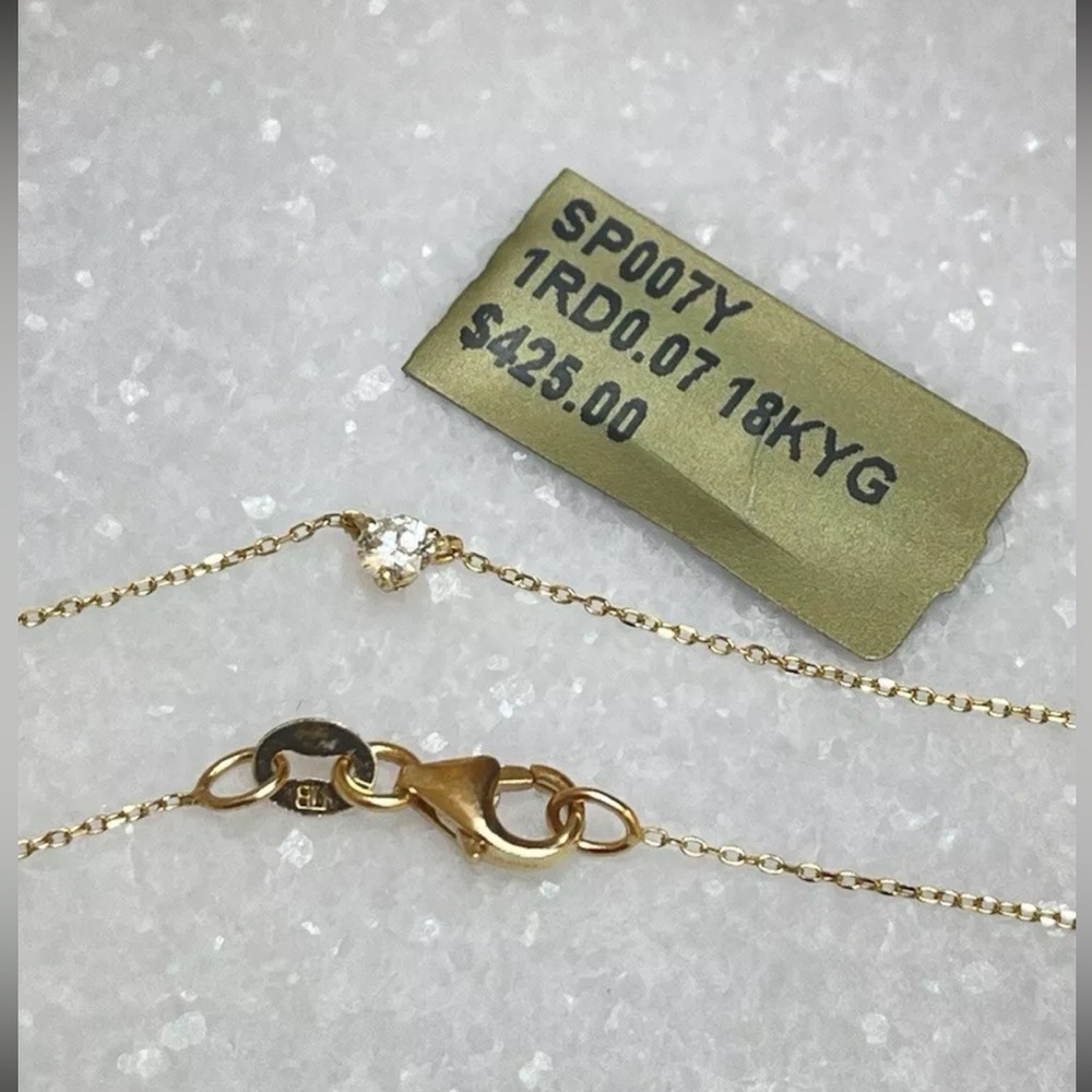 Bony Levy Icon Diamond Pendant Necklace 18k Yellow Gold - 16” & 18” - Picture 12 of 15